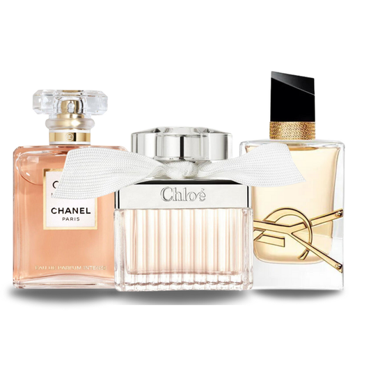 Chanel Set 3 Parfumuri | Chanel COCO MADEMOISELLE, Yves Saint Laurent LIBRE și CHLOÉ 100 ml
