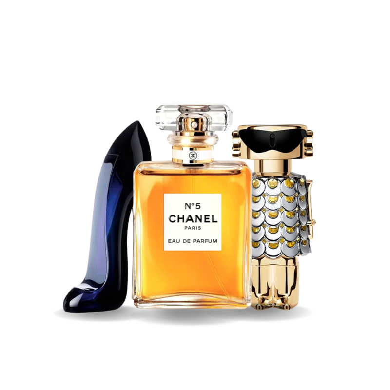Chanel Set 3 Parfumuri | GOOD GIRL, Chanel Nº5, FAME 100 ml