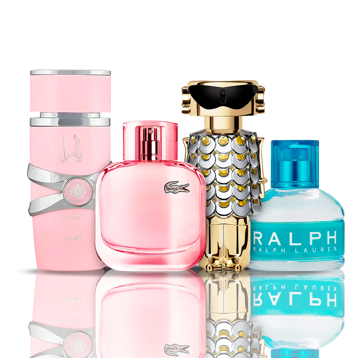 Paco Rabanne Set 4 Parfumuri | Fame + Yara + Lacoste Sparkling + Ralph Lauren 100 ml